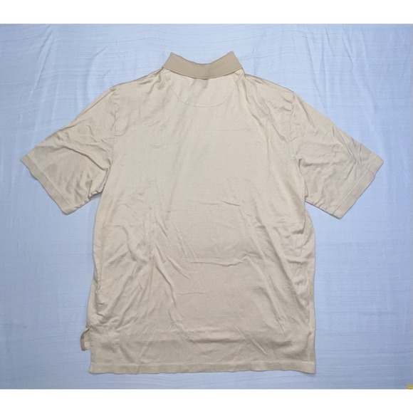 Polo Ralph Lauren Shirt Men Size XL Tan Gold Short Sleeve Classic Fit Logo Adult - Picture 8 of 9
